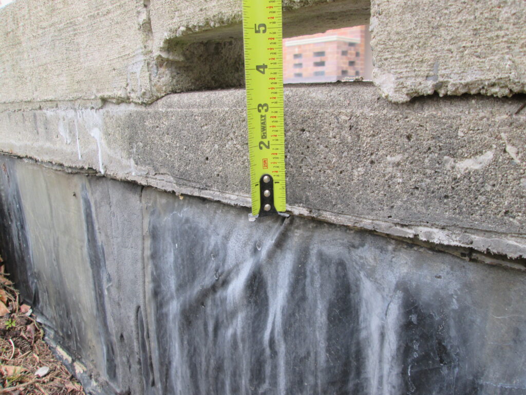 foundation inspection crack